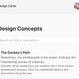 Design Cards Application, pt. 1